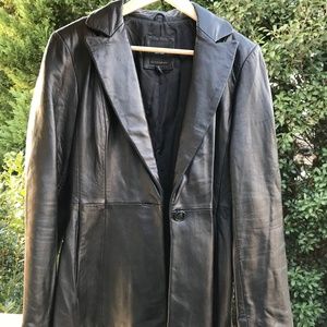 Black Leather Jacket/Blazer